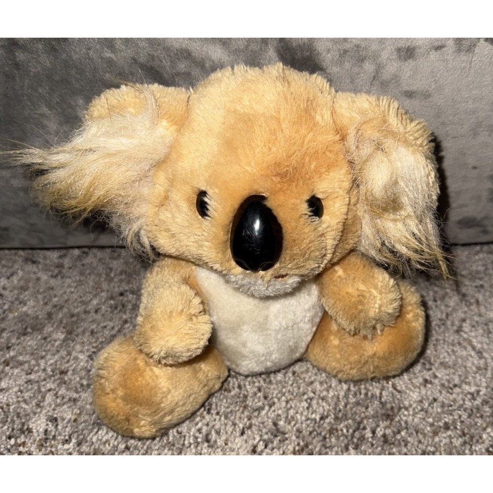 Vintage Dakin Koala‎ Bear Wind Up Music Box With Melody 1983